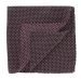 Burgundy Pin Dot Silk Pocket Square