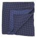 Navy Pin Dot Silk Pocket Square