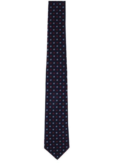 Michelsons of London Mini Neat Silk Tie 
