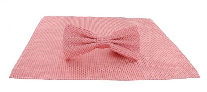 coral bow tie