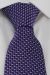 Purple Triangle Geometric Silk Tie