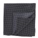 Black Pin Dot Silk Pocket Square